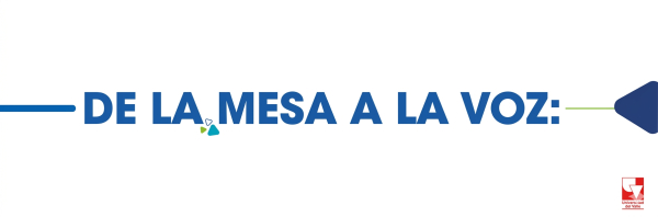 De la mesa a la voz