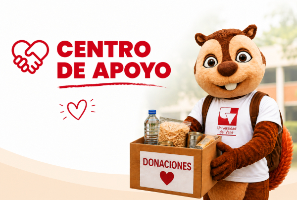Donaciones en el Punto de apoyo "Univalle Contigo"